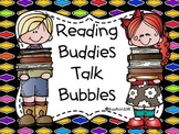 Reading Buddies Talk Bubbles