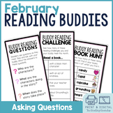 Reading Buddies Valentine's Day Literacy Activities and Bookmarks