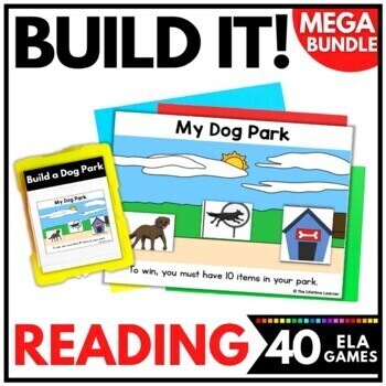 Preview of Reading Build It ELA Games Centers Activities Yearlong BUNDLE