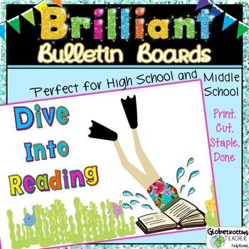 Preview of Reading Bulletin Board-Dive Into Reading