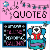 Reading Bulletin Board | Winter Bulletin Board | EDITABLE 