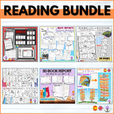 Reading Bundle- Bookmarks, book reports, Bookflix...Biling