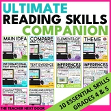 Reading Bundle Print and Digital for 4th and 5th Grades