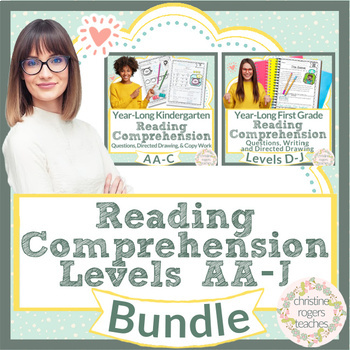 Preview of Reading Bundle Leveled Reading Comprehension Levels AA A B C D E F G H I J