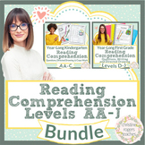 Reading Bundle Leveled Reading Comprehension Levels AA A B