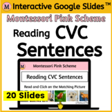 Reading CVC Sentences - Google Slides™ Digital Activity