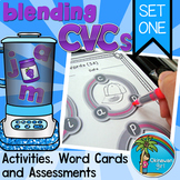 Blending CVC Words Set 1 Activities, Word Cards and Assessments