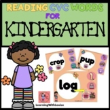 Reading CVC Words for Kindergarten