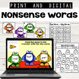 Nonsense Words Print and Digital Google Slides™