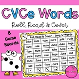 CVCe Words | Magic e | Roll, Read and Cover Boards | Silent e