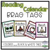 Reading Calendar Celebration Tags- Homework Incentive!