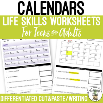 Preview of Reading Calendars Worksheets Distance Learning