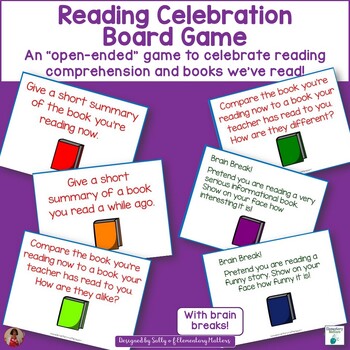 Preview of Reading Comprehension: An Engaging Literacy Celebration Game for Any Book