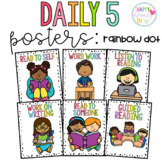 Reading Center Posters Rainbow Dot