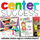 Reading Center Signs with Daily Five