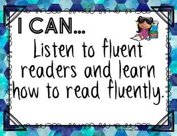 Reading Center Signs with I Can Statements: Editable! by Tech Crazy Teacher