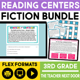 Reading Centers Bundle Fiction for 3rd Grade - Reading Gam