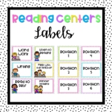 Reading Centers Labels