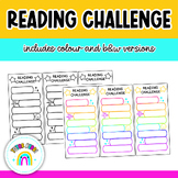 Reading Challenge Bookmarks - Reading Log Tracker for Summ