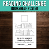 Book Reading Challenge Poster - Fill in the Shelf Printable