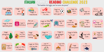 Preview of Reading Challenge (in Italian)