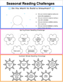 Reading Challenges in English and Spanish: Winter, Spring,