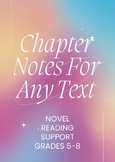 Reading Chapter Notes For Any Text