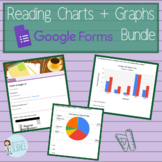 Reading Charts + Graphs Google Forms Bundle (3 Quizzes)