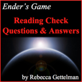 Reading Check Quizzes for Orson Scott Card's Ender's Game