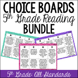 Reading Choice Boards (5th Grade: Literature and Informati