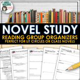 Novel Study - Lit Circle and Reading Response Organizers