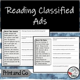 Reading Classified Ads   