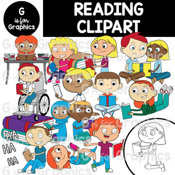 Preview of Reading Clipart
