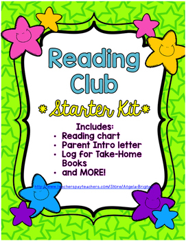 Preview of Reading Club Starter Kit {Reading Log, Star Chart, Parent Letter, and MORE!}
