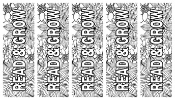 Preview of Reading Coloring Bookmarks