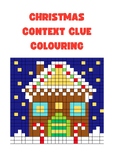 Reading Colour by Context Clues: Christmas Gingerbread House