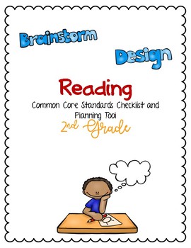 Preview of Reading Common Core Standards Checklist and Planning Tool -2nd Grade