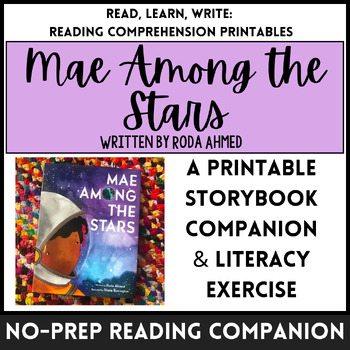 Preview of Reading Companion for "Mae Among the Stars" (Zero Prep, Read-Along Packet)