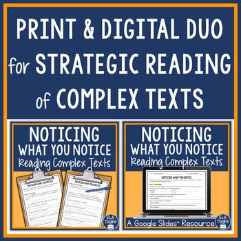 Preview of Reading Complex Texts | Reading Comprehension Lesson for Fiction and Nonfiction