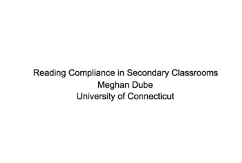 Preview of Reading Compliance in Secondary Classrooms