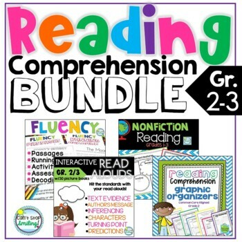 Reading Comprehension Bundle 2nd Grade ~ Reading Fluency Making Inferences