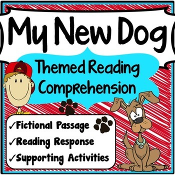 Preview of 1st Grade Reading Comprehension Passages & Questions (Dog) | 1st Grade Busy Work
