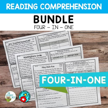 Preview of Reading Comprehension Passages Bundle for Upper Elementary Literacy