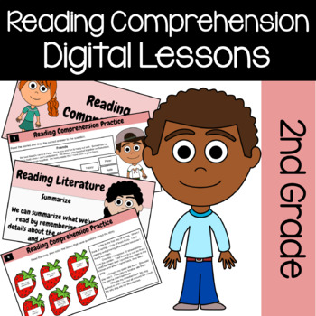 Preview of Reading Comprehension 2nd Grade Google Slides | Guided Reading Practice
