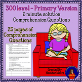 Reading Comprehension 300 level Primary 6 minute solution 