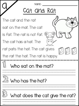 Reading Comprehension by First Grade with Beth | TpT