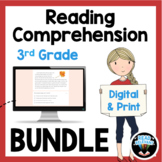 Reading Comprehension 3rd Grade Print and Digital Google A