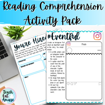 Preview of Reading Comprehension: 45 Engaging Activities for Any Text in Digital & Print