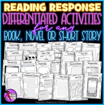 Preview of Reading Comprehension Activities Printable & Digital