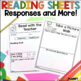 Reading Comprehension Activities | Reading Response Worksh
